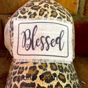 Leopard Ponytail Blessed hat